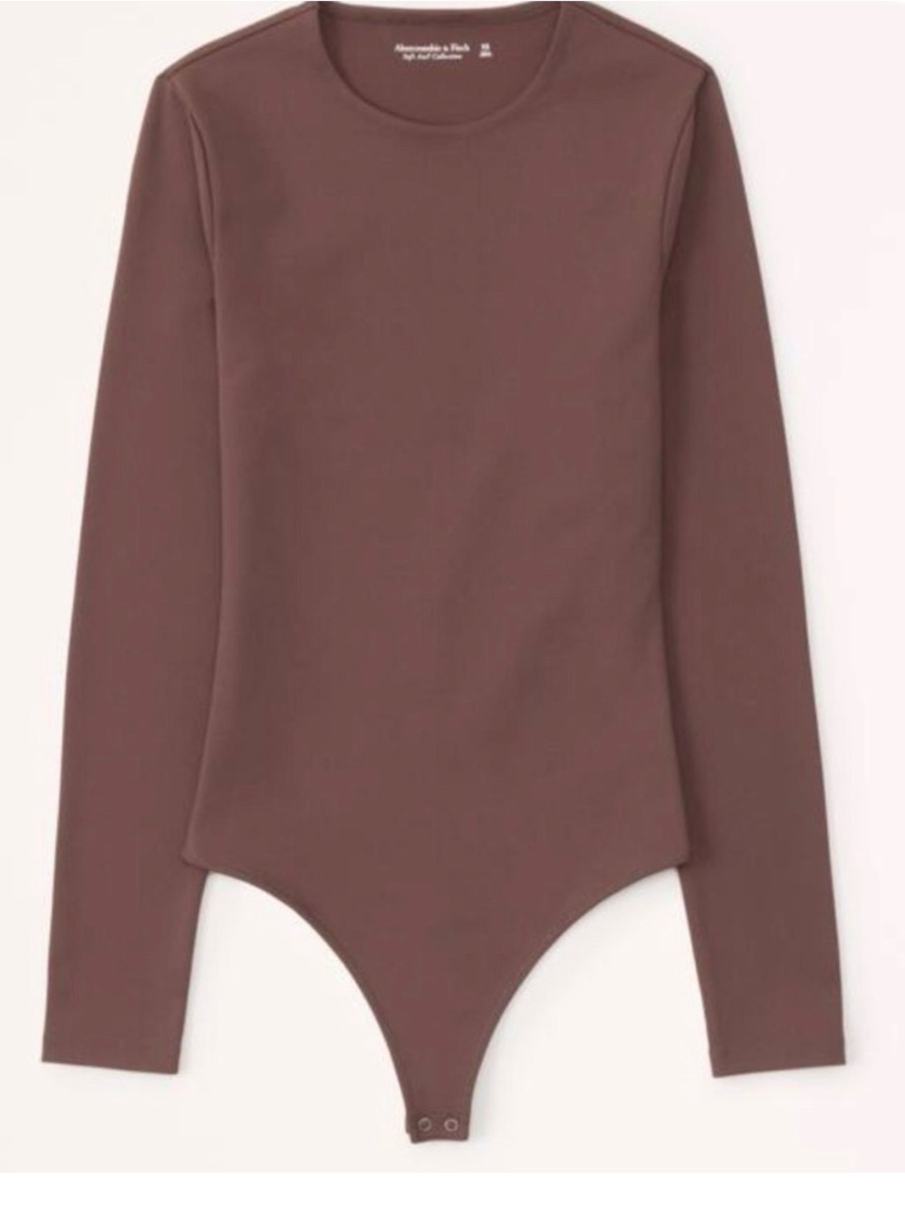 Abercrombie & Fitch Kids Long Sleeve Chocolate Brown Bodysuit